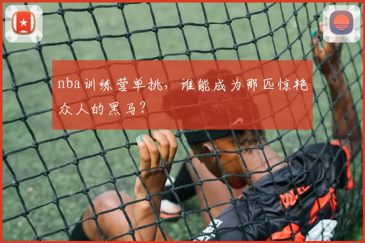 nba训练营单挑，谁能成为那匹惊艳众人的黑马？