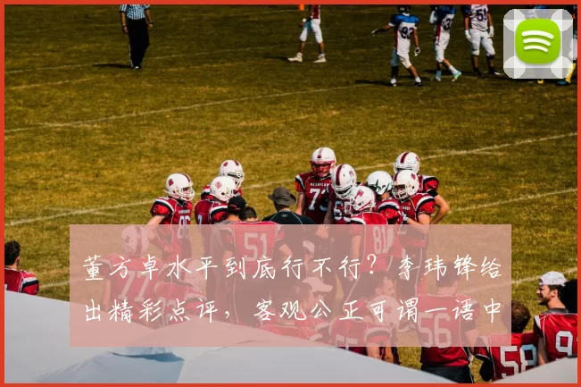 董方卓水平到底行不行?李玮锋给出精彩点评,客观公正可谓一语中的